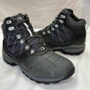 The North Face Snowsquall Mid Boots Mens US 13 Black Waterproof Winter HydroSeal